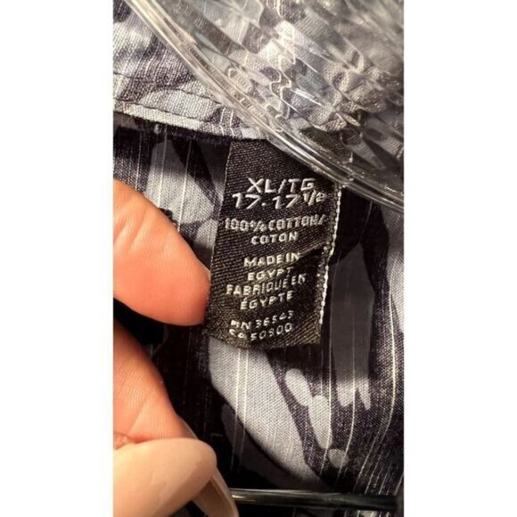 Van Heusen Mens 100% Cotton Classic Fit‎ Short Sleeve Button-Down Shirt - Picture 7 of 7